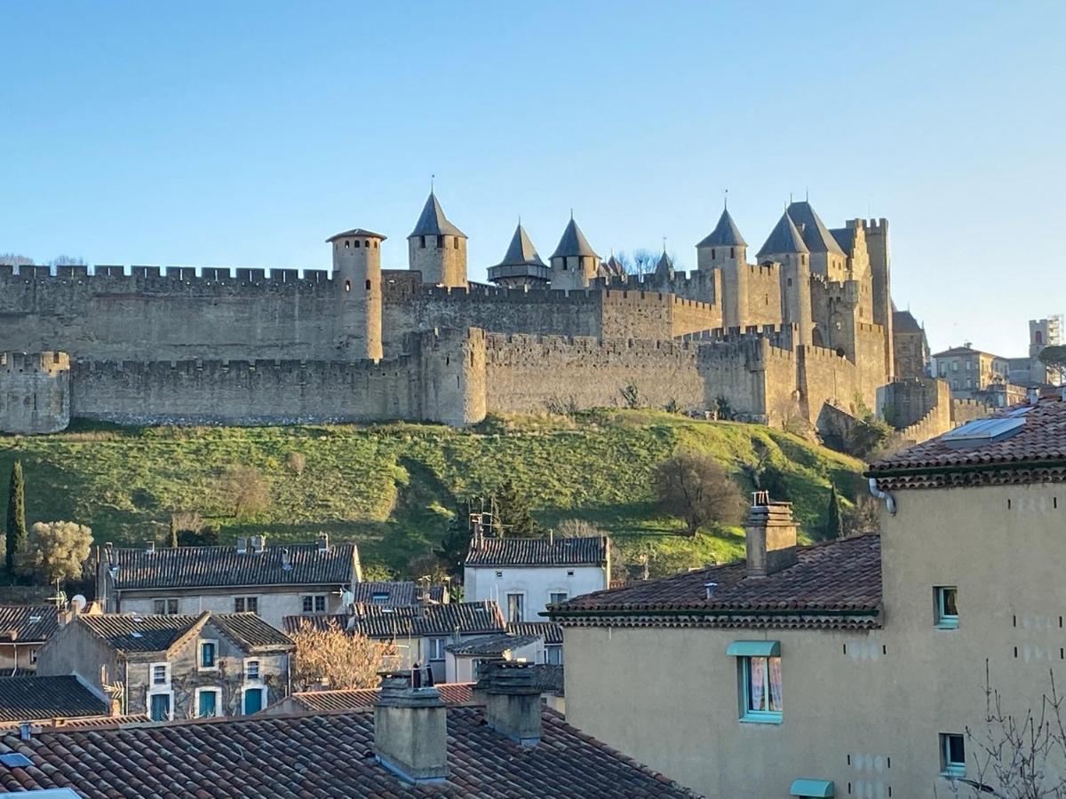 Demeure Saint Louis Historic Manor, City 700M, Parking,A C,Clim,Wifi, Heated Pool, City View Carcassone Kültér fotó