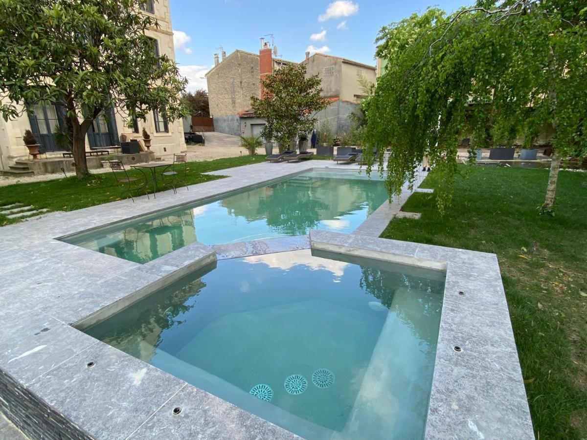 Demeure Saint Louis Historic Manor, City 700M, Parking,A C,Clim,Wifi, Heated Pool, City View Carcassone Kültér fotó