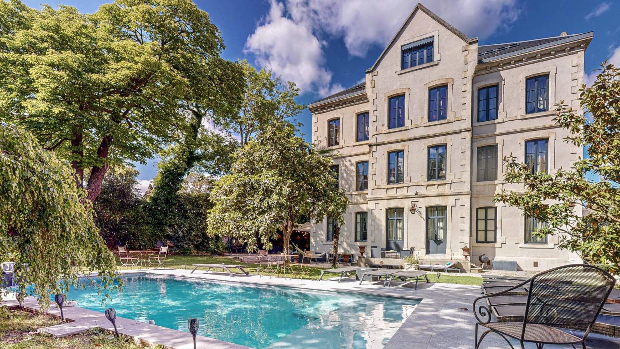 Demeure Saint Louis Historic Manor, City 700M, Parking,A C,Clim,Wifi, Heated Pool, City View Carcassone Kültér fotó
